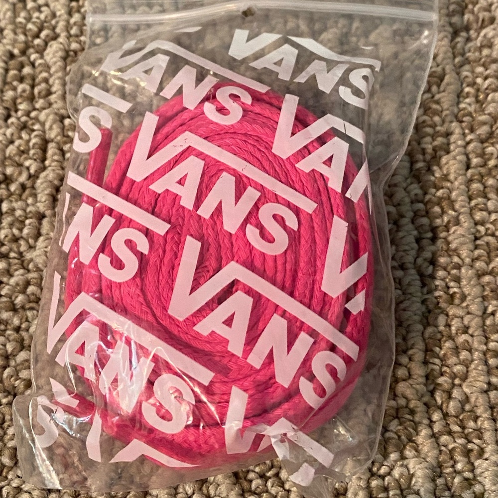 Free Brand new hot pink vans shoelaces